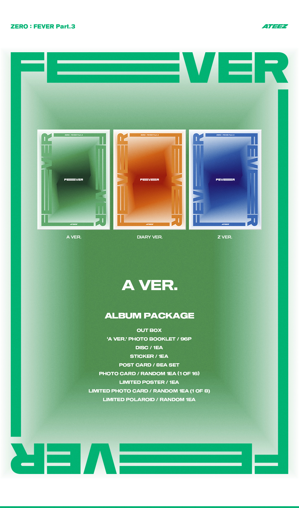 ZERO:FEVER Part.3 A ver. トレカ サン ヨサン - K-POP・アジア