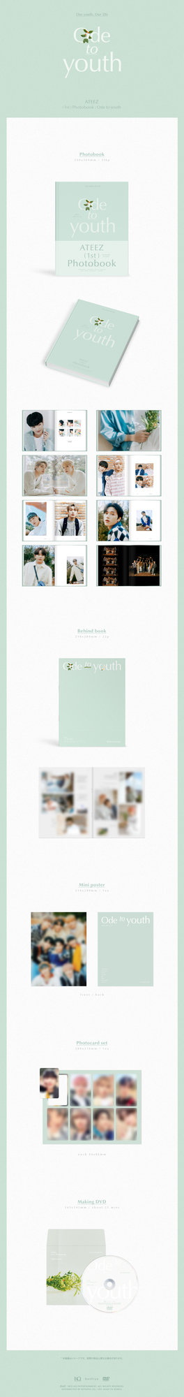 ATEEZ 1ST PHOTOBOOK ; Ode to youth」販売決定！ | ATEEZ JAPAN 