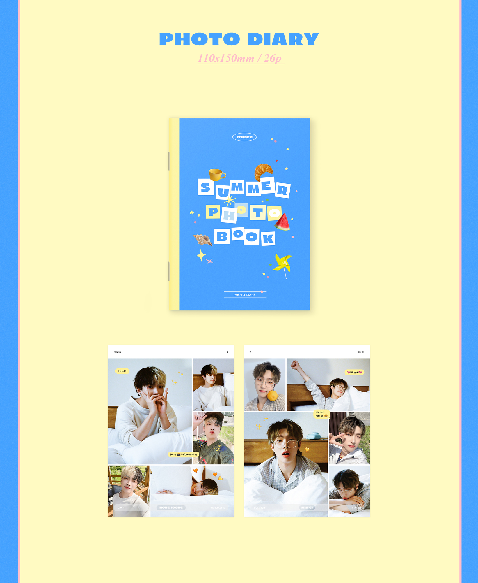 お1人様1点限り ATEEZ ヨサン summer photobook KQ特典 トレカ - CD