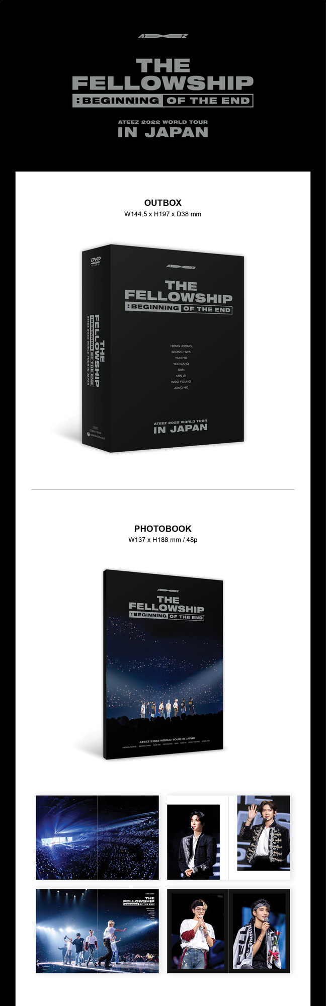 ATEEZ [THE FELLOWSHIPBREAKTHE WALL] DVD | hartwellspremium.com