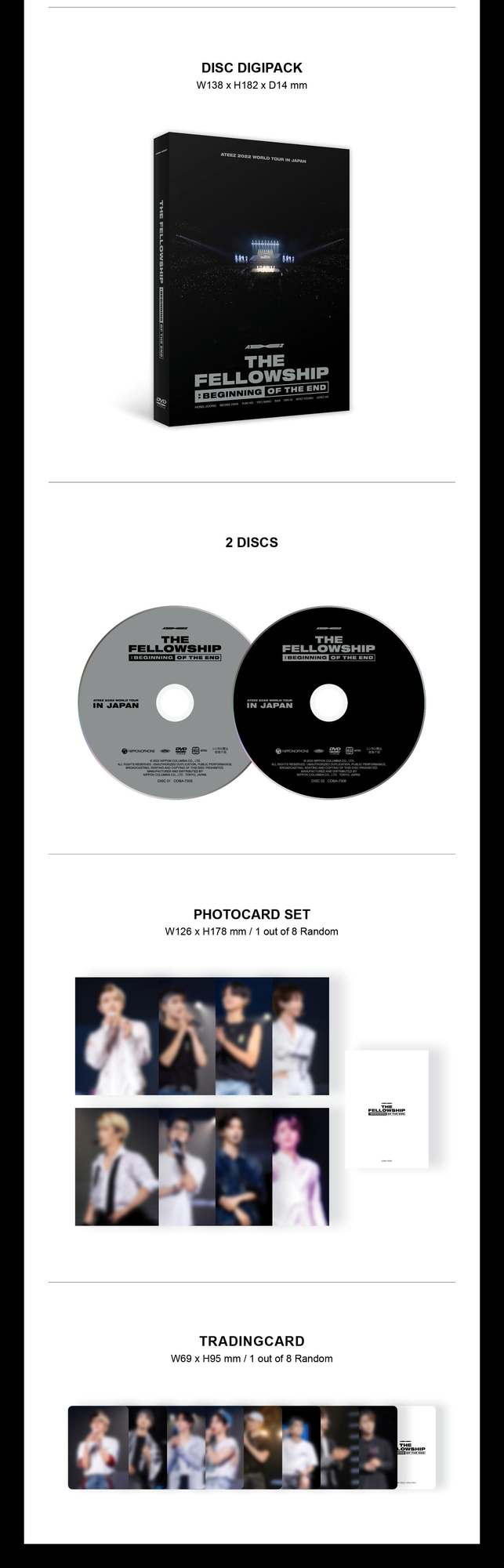 ATEEZ 2022 WORLD TOUR [THE FELLOWSHIP : BEGINNING OF THE END] in JAPAN  Blu-ray u0026 DVD 発売決定！ ※11/19追記 | ATEEZ JAPAN OFFICIAL SITE