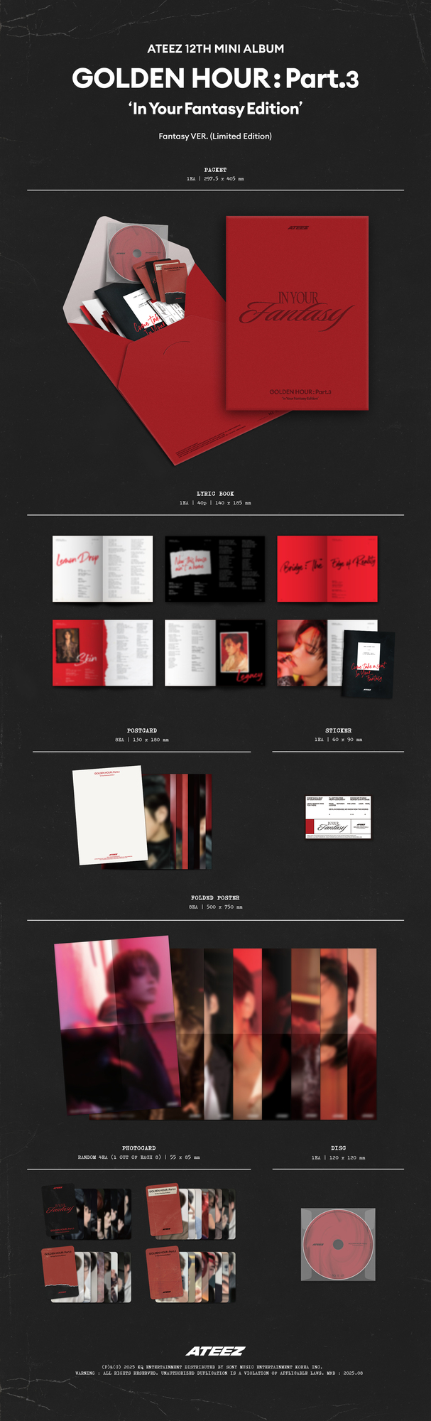 ateez アチズ minirecord コンプリート golden hour ATEEZ - [GOLDEN HOUR : Part.1] 日本公式輸入盤販売決定