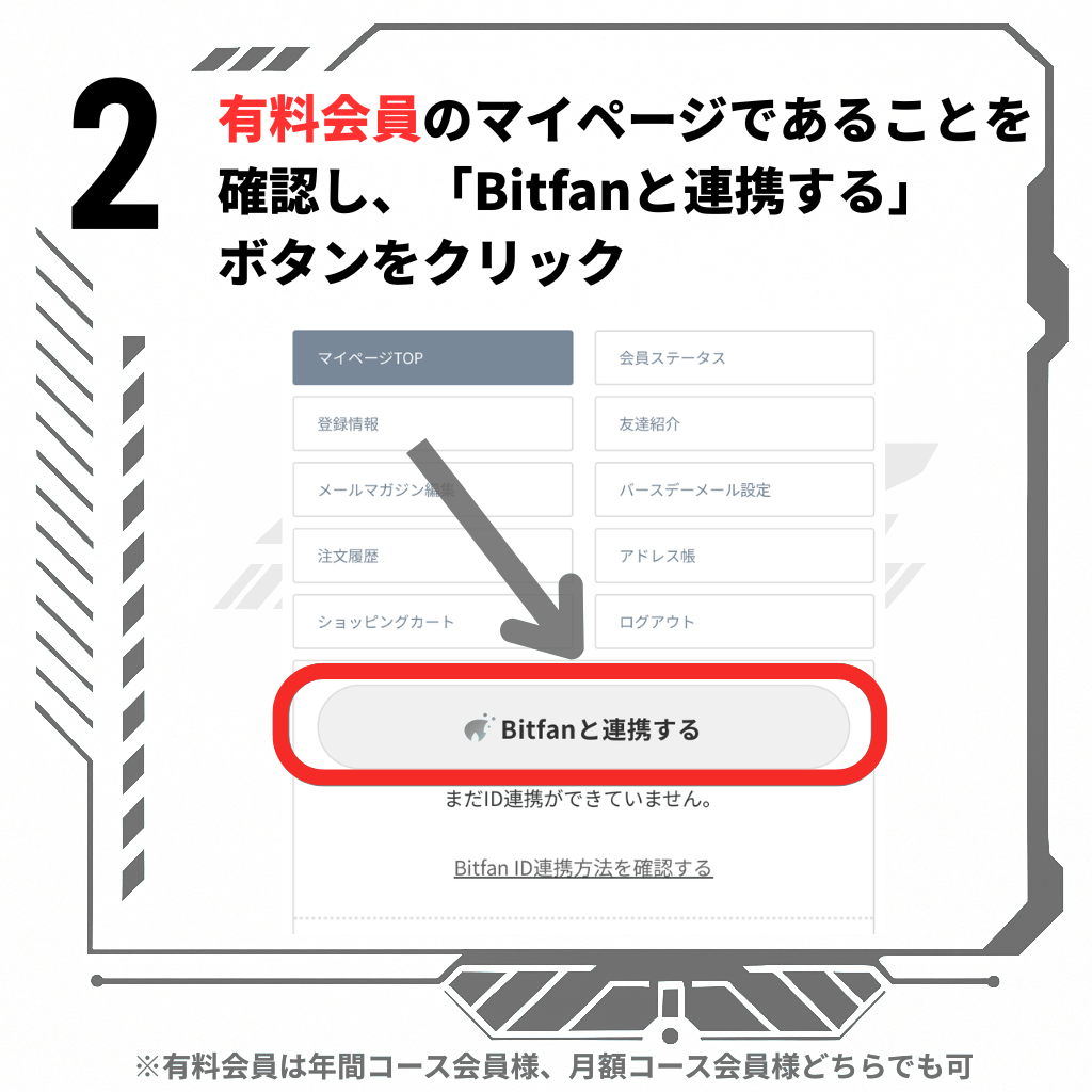 Bitfan ID（ビットファンID) 連携方法