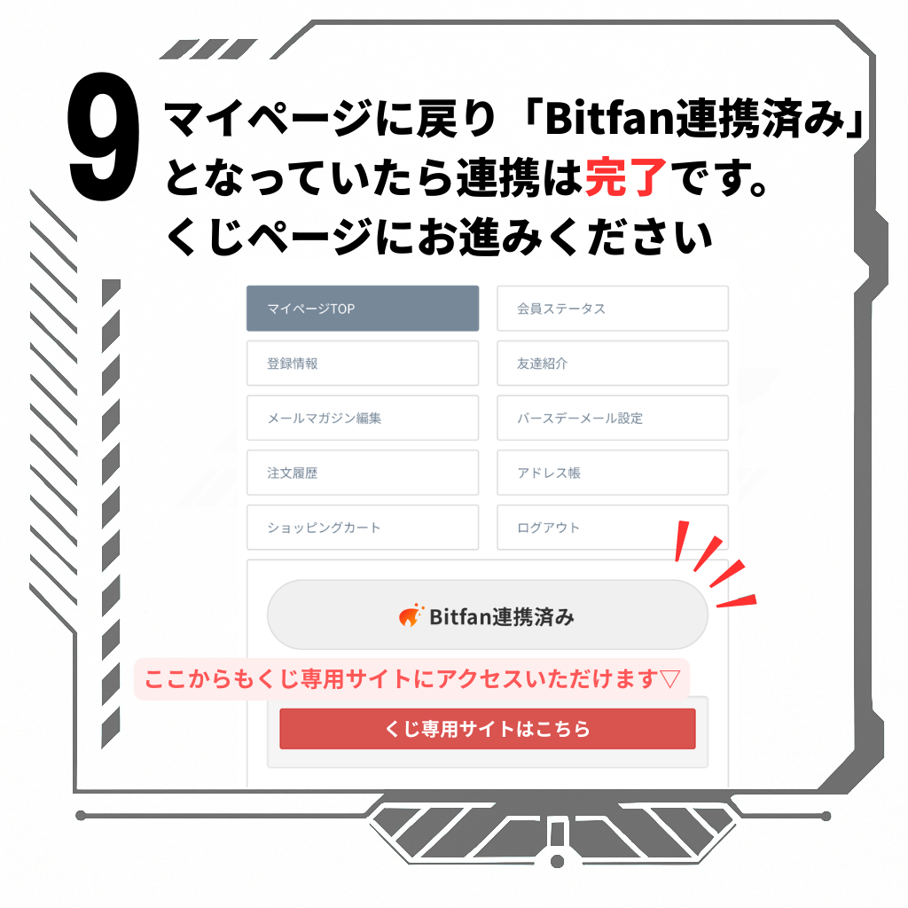 Bitfan ID（ビットファンID) 連携方法