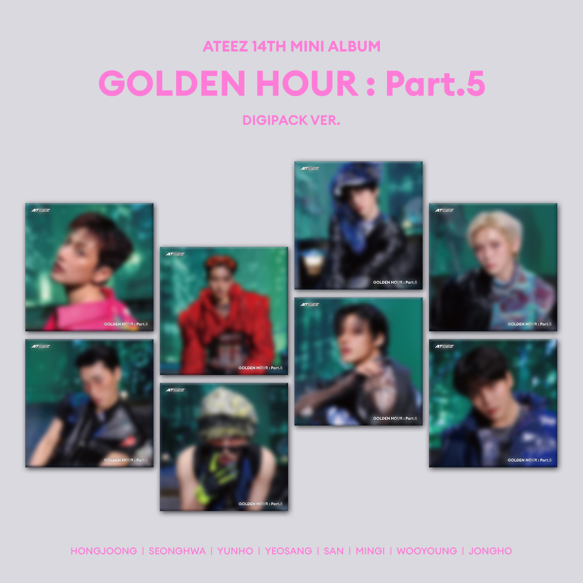 ATEEZ - 14TH MINI ALBUM [GOLDEN HOUR : Part.5] 日本公式輸入盤販売