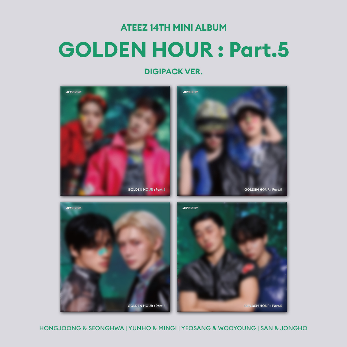 ATEEZ - 14TH MINI ALBUM [GOLDEN HOUR : Part.5] 日本公式輸入盤販売