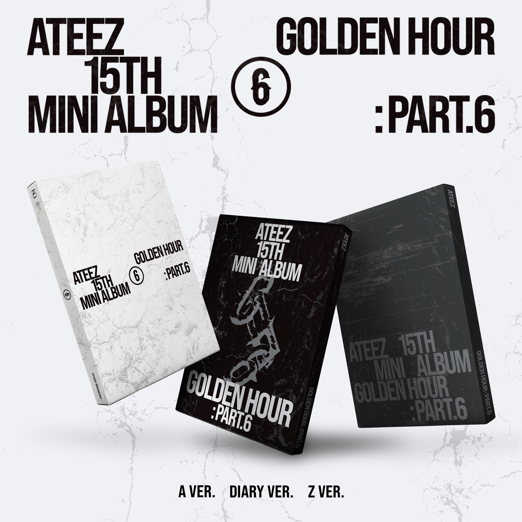 ATEEZ - 15TH MINI ALBUM [GOLDEN HOUR : Part.6] 日本公式輸入盤販売