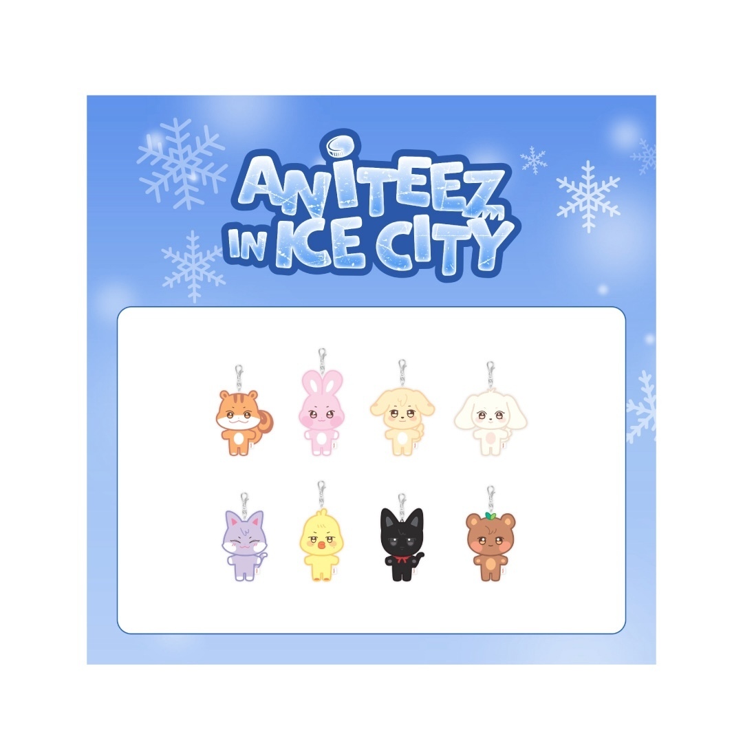 ANITEEZ PLUSH KEYRING（全8種）